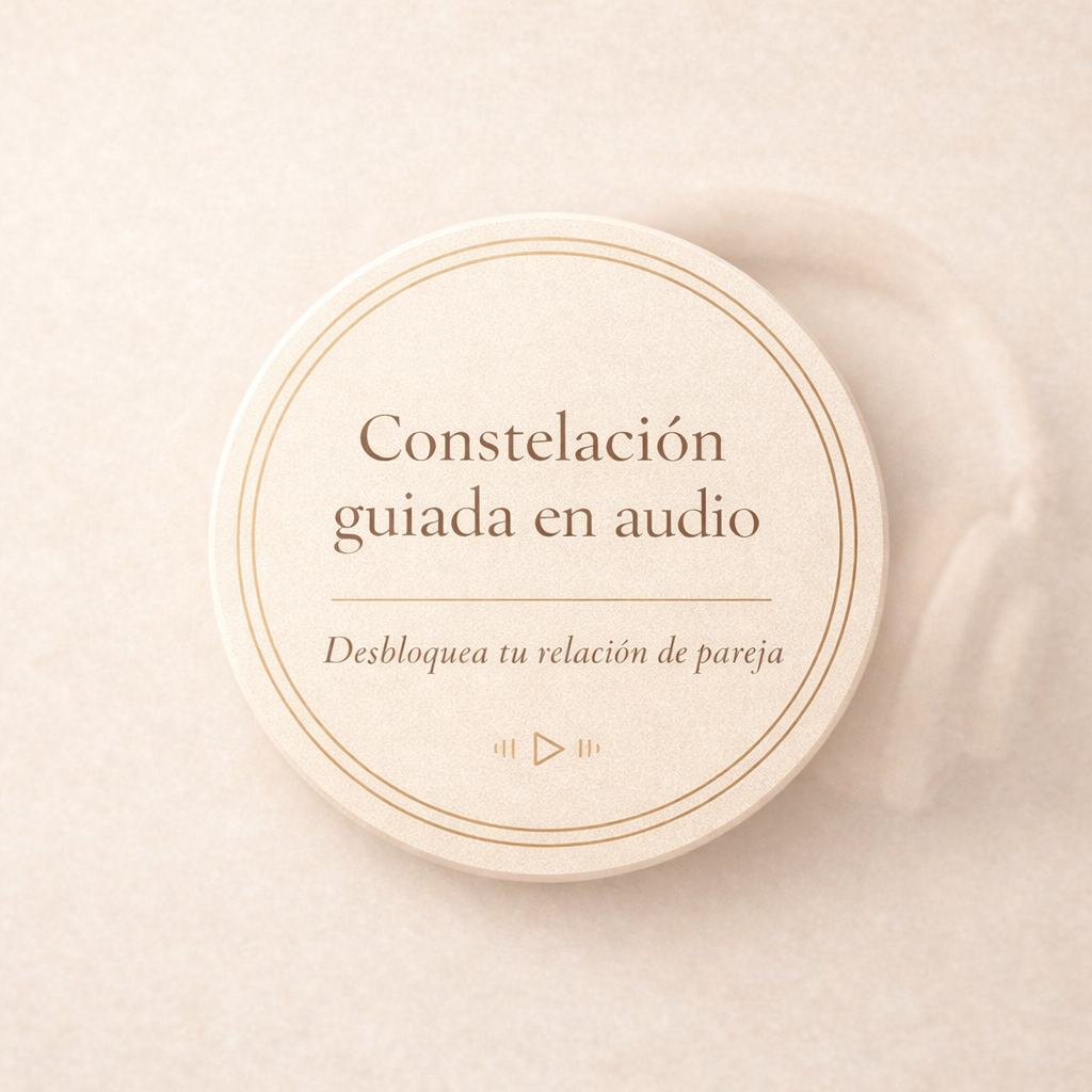 Constelación guiada en audio · Desbloquea tu relación de pareja
